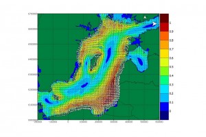 UL_Example of modelling results of average direction of wave energy transport in the Baltic Sea